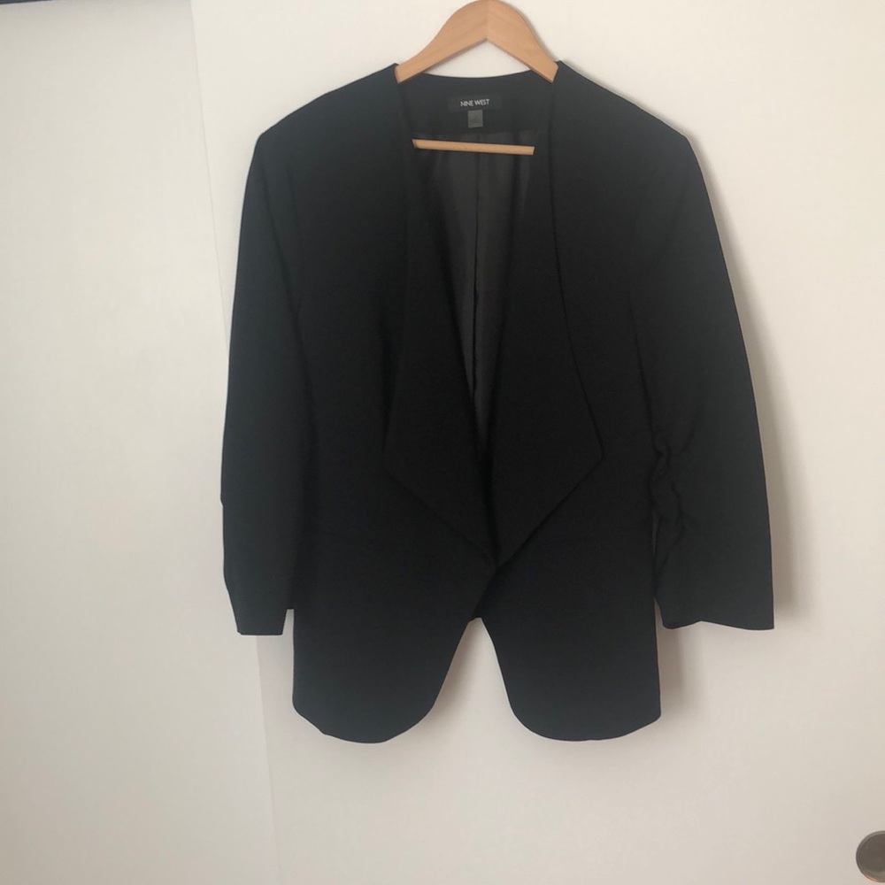 Nine West Collarless Blazer